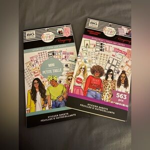 Happy Planner Fashion Sticker Sheets - Colorful Designs